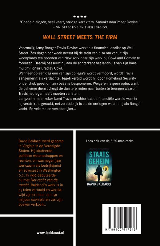 De 6:20 man / 6 20 man / 1 achterkant