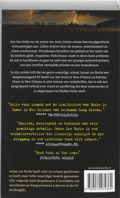 Chaos in New Orleans achterkant