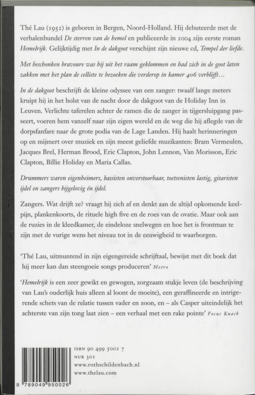 In De Dakgoot achterkant