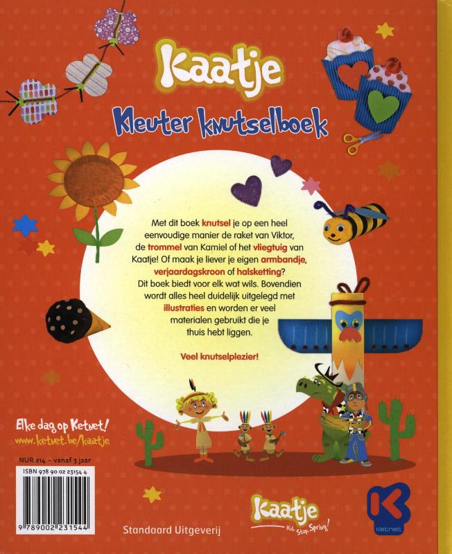 Kleuter knutselboek / Kaatje achterkant