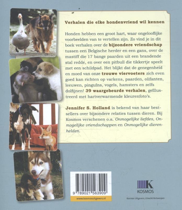 Ongelooflijke vriendschappen Honden achterkant