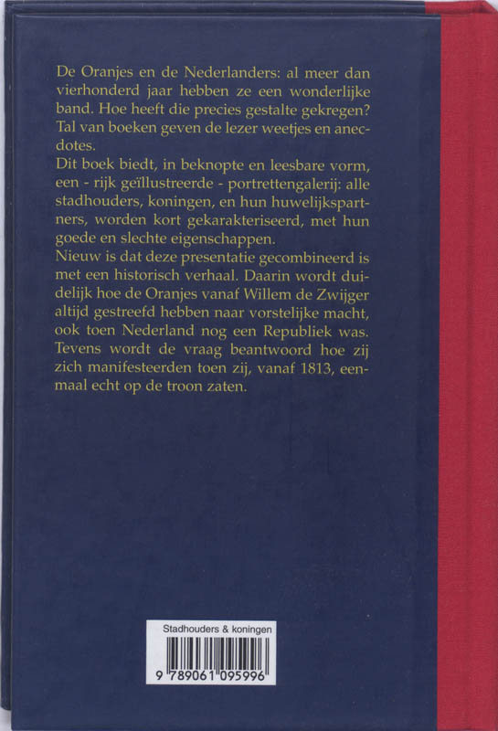 Stadhouders & Koningen Der Nederlanden / Miniaturen reeks / 18 achterkant