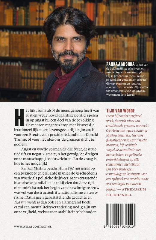 Tijd van woede achterkant