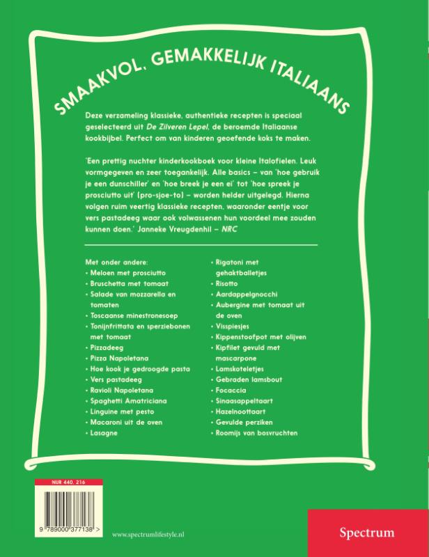 De zilveren Lepel voor kinderen / De Zilveren Lepel achterkant