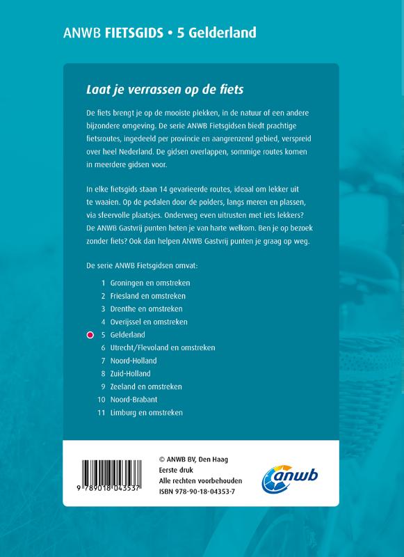 Gelderland / ANWB fietsgids / 5 achterkant