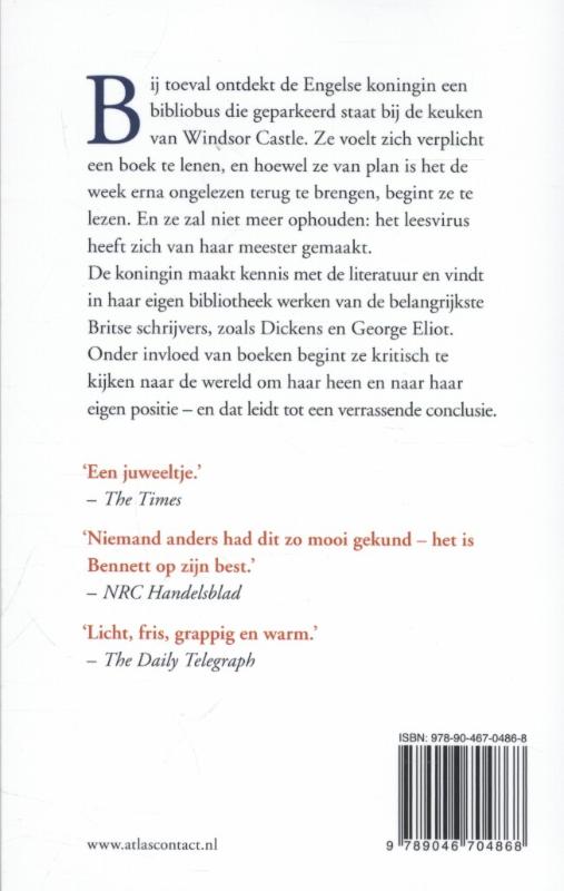 De ongewone lezer achterkant