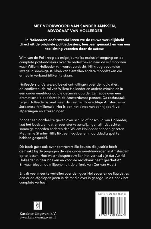 Holleeders onderwereld achterkant