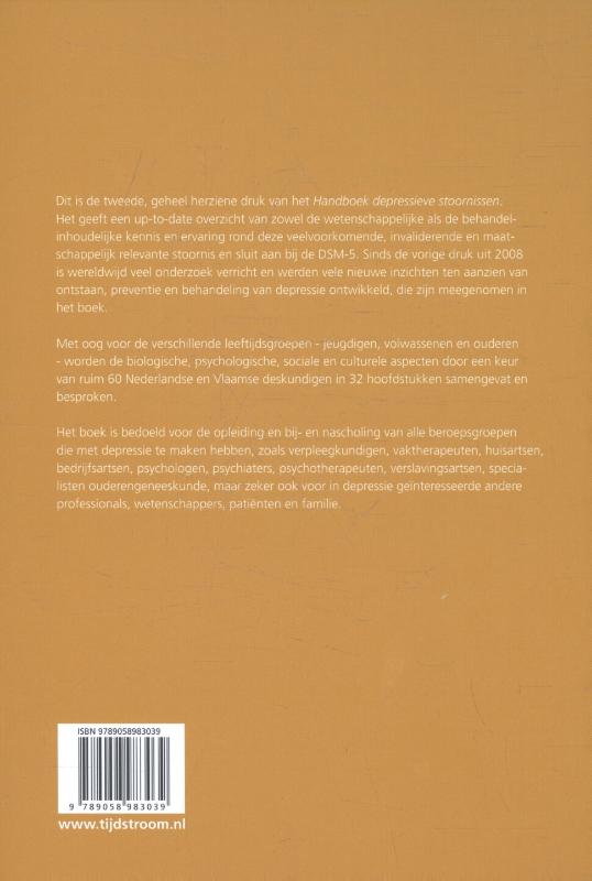 Handboek depressieve stoornissen achterkant