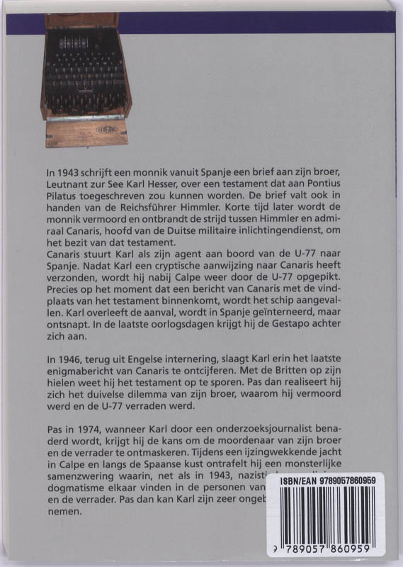 De samenzwering achterkant