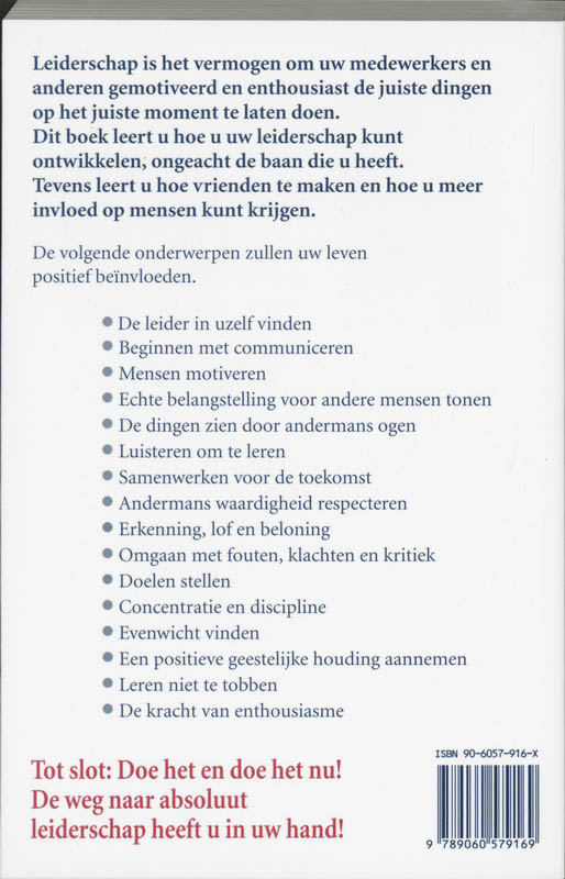 Succes Zit In Je 1Dr achterkant