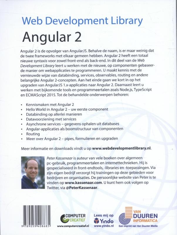 Angular 2 / Web Development Library achterkant