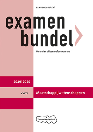 Examenbundel vwo Maatschappijwetenschappen 2019/2020