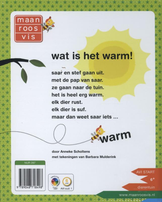 Wat is het warm! / Maan roos vis achterkant