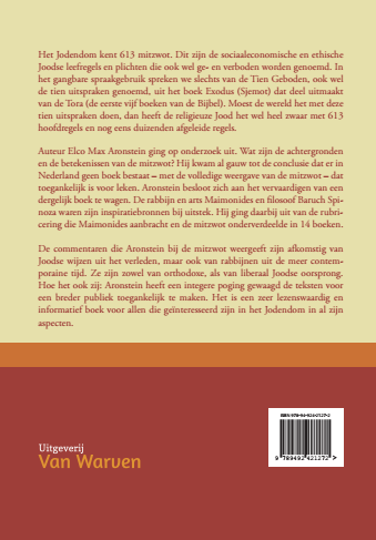 613 Mitzwot achterkant