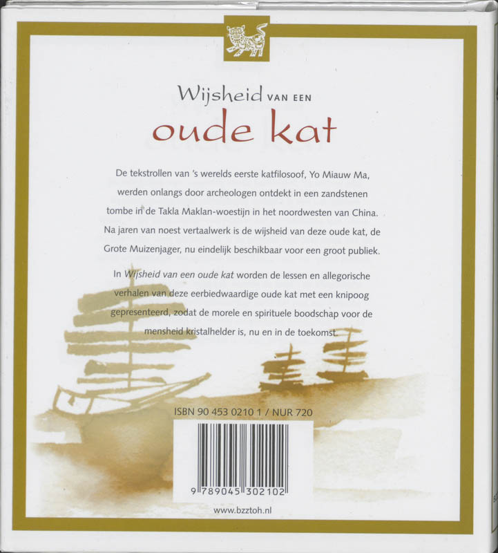 Wijsheid Van Een Oude Kat achterkant