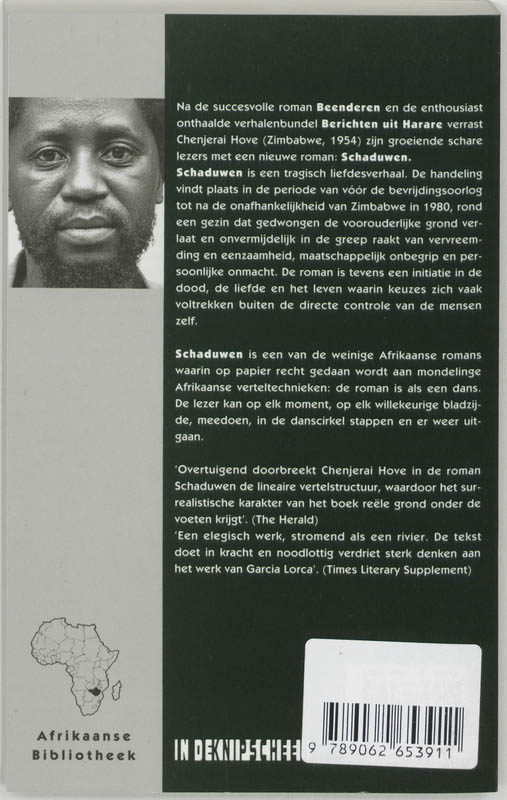 Schaduwen / Afrikaanse bibliotheek achterkant