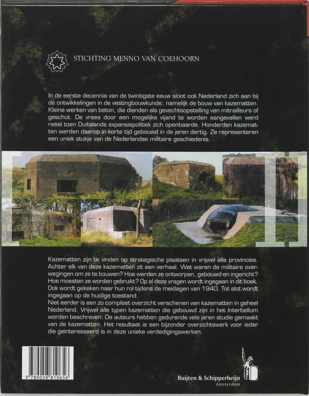 Kazematten In Het Interbellum + Overzichtskaart achterkant