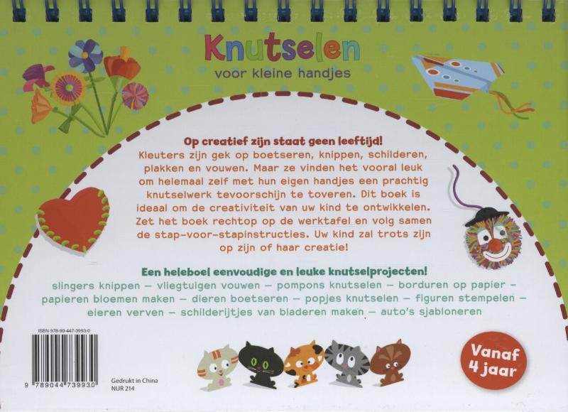 Knutselen voor kleine handjes achterkant