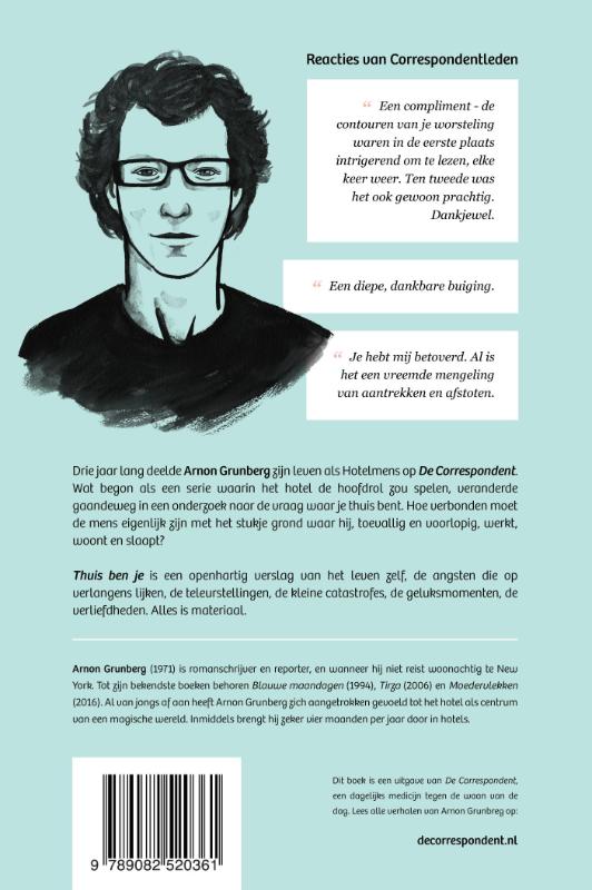 Thuis ben je achterkant