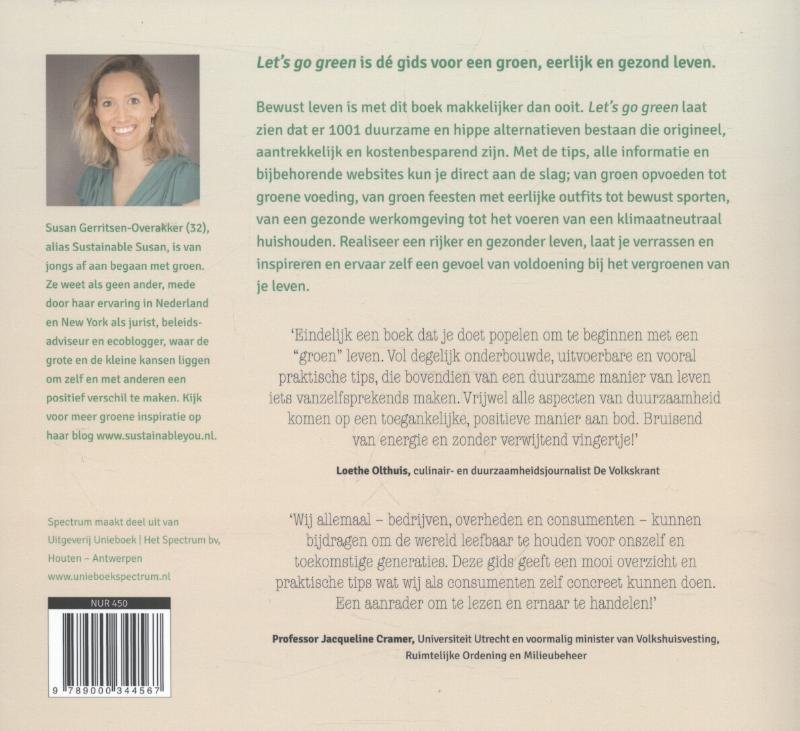 Let's go green achterkant