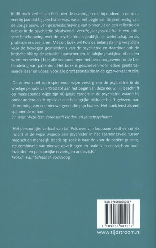 Veertig jaar psychiatrie achterkant