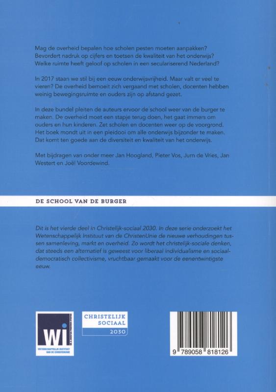 Christelijk-sociaal 2030 4 - De school van de burger achterkant