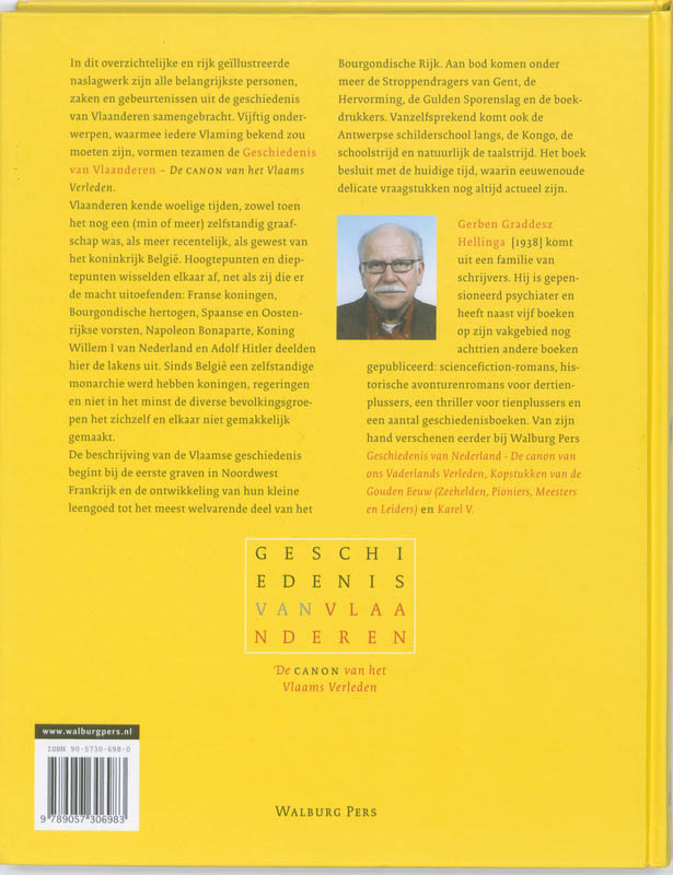 Geschiedenis van Vlaanderen achterkant