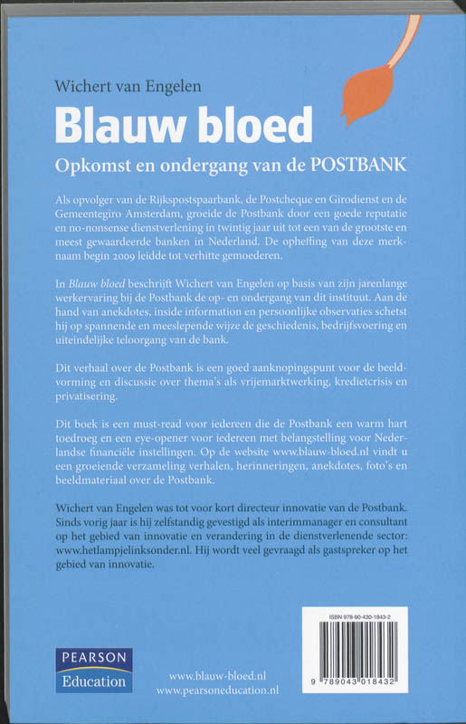 Blauw bloed achterkant