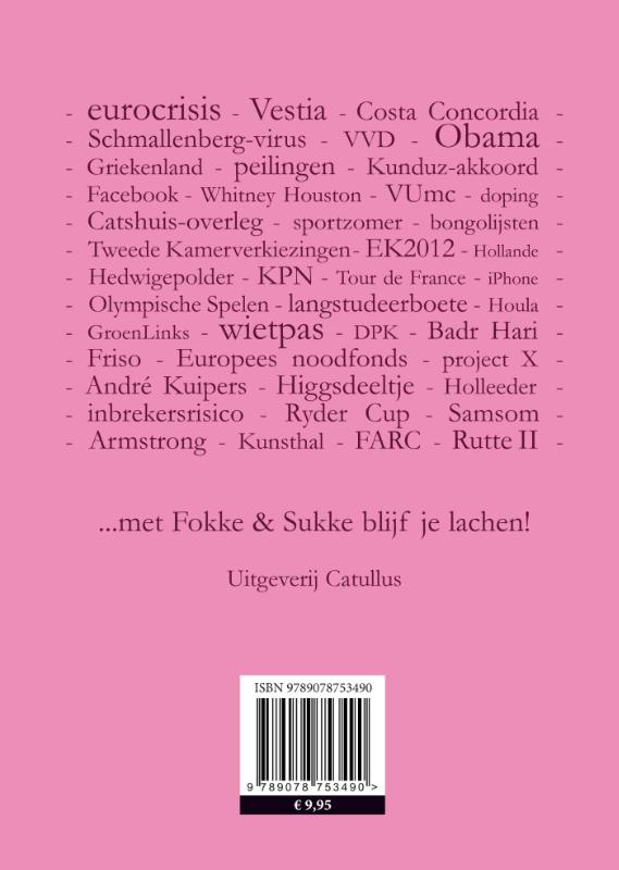 Het afzien van 2012 / Fokke & Sukke achterkant