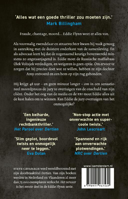 Het verweer / Eddie Flynn achterkant