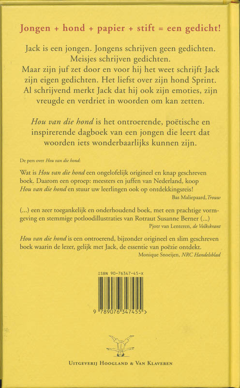 Hou van die hond achterkant