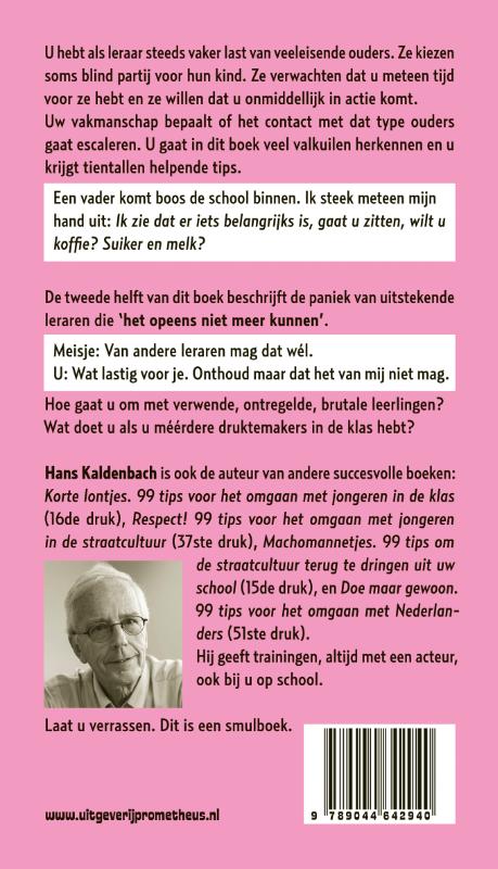 Lastige ouders, moeilijke leerlingen achterkant