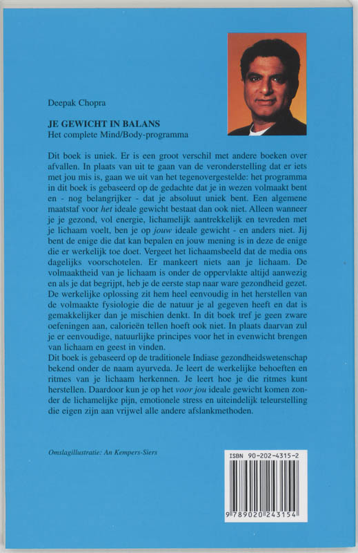 Je Gewicht In Balans achterkant
