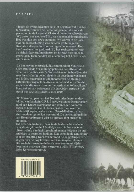 Blitzkrieg, halte Kornwerderzand achterkant