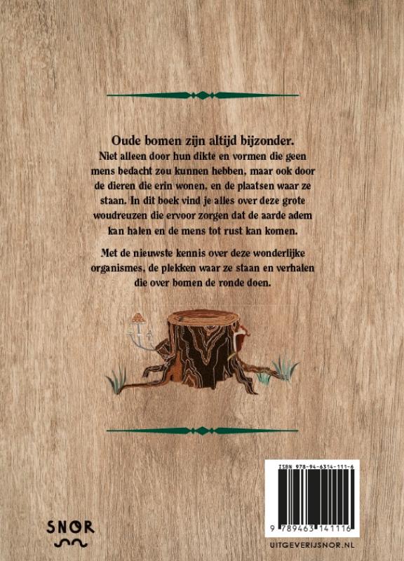 Het dikke oude bomenboek achterkant