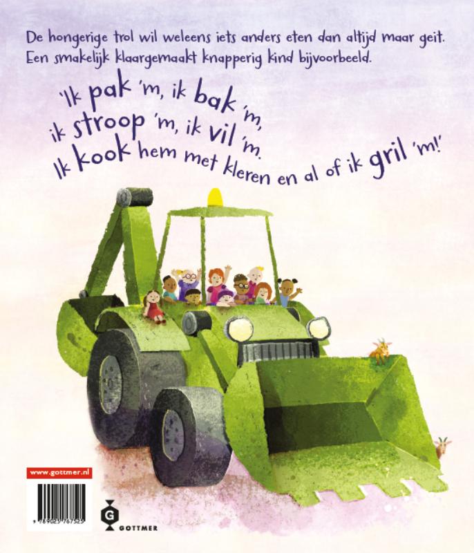 De hongerige trol achterkant