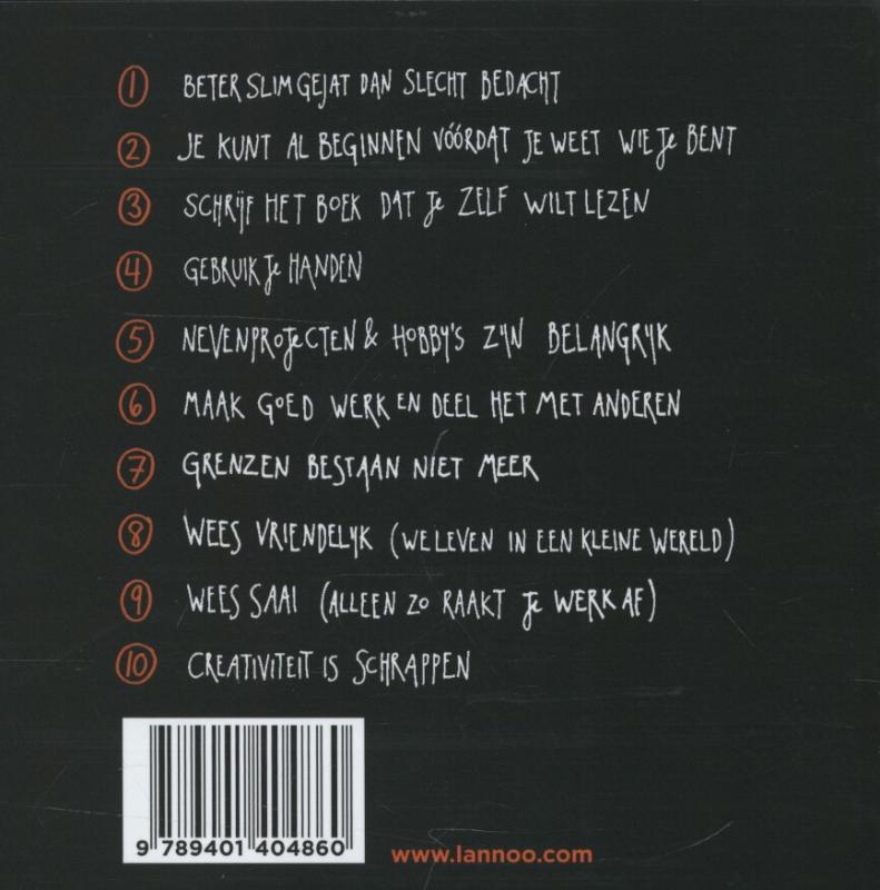 Steal like an artist achterkant