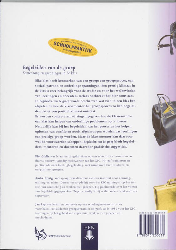 Begeleiden van de groep achterkant