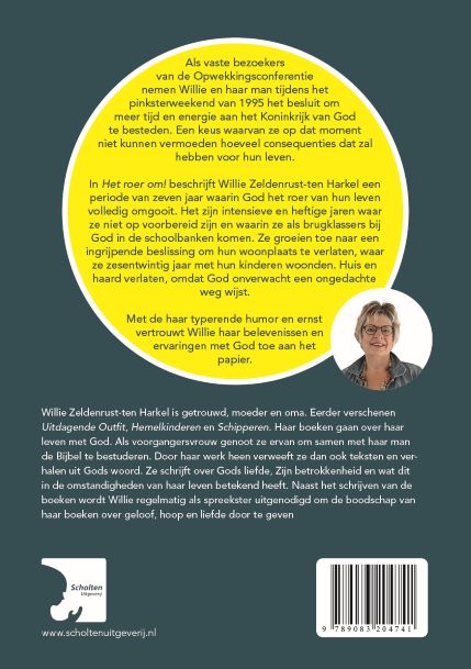 Het roer om achterkant