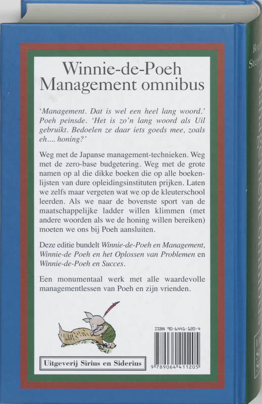 Winnie-de-Poeh Management omnibus achterkant