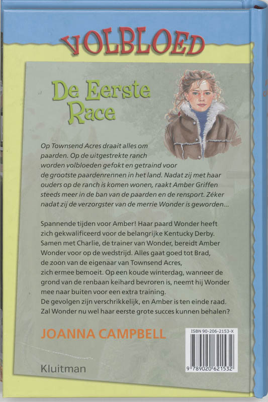 De eerste race / Volbloed achterkant
