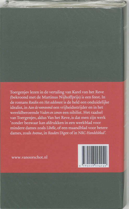 Russische Bibliotheek - Verzamelde werken 1 Roedin achterkant