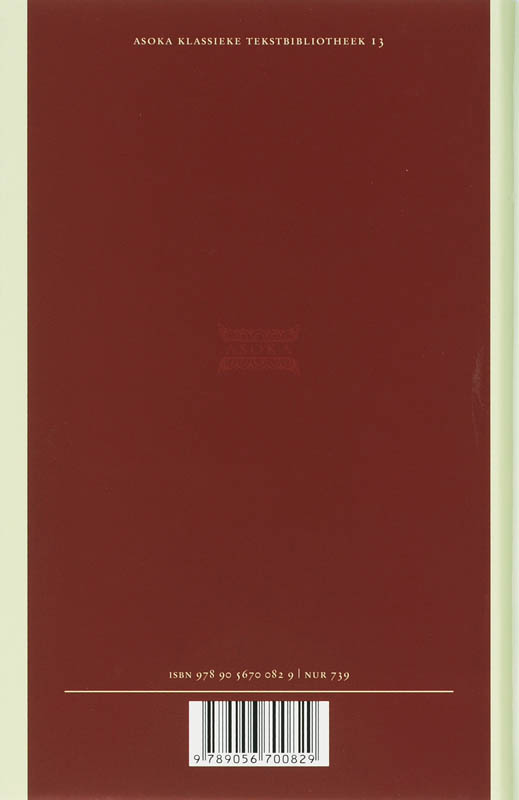 Compendium van de Abhidhamma / Asoka klassieke tekstbibliotheek / 13 achterkant