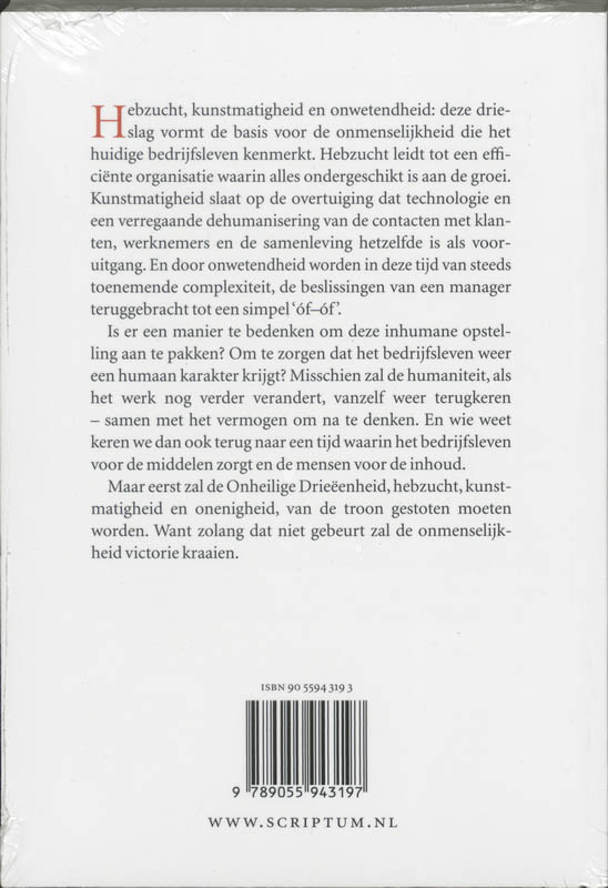 Zaken zijn zaken achterkant