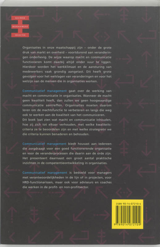 Communicatief Management achterkant