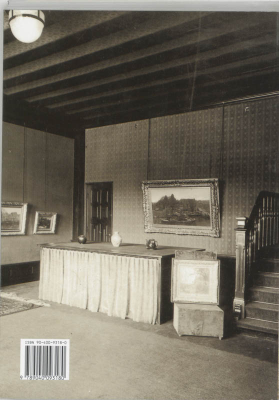 Portret van een kunsthandel achterkant