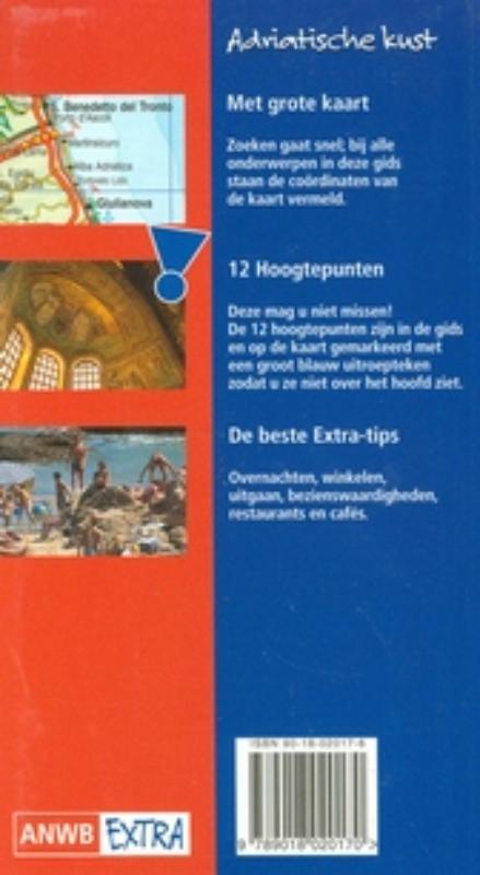 Adriatische kust Italië / ANWB extra achterkant