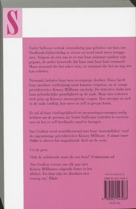 S staat voor Stilte / Alfabet / 19 achterkant