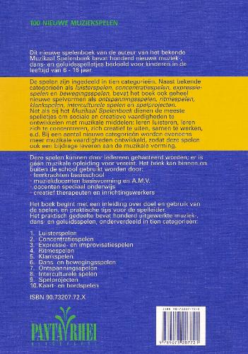 Honderd nieuwe muziekspelen achterkant