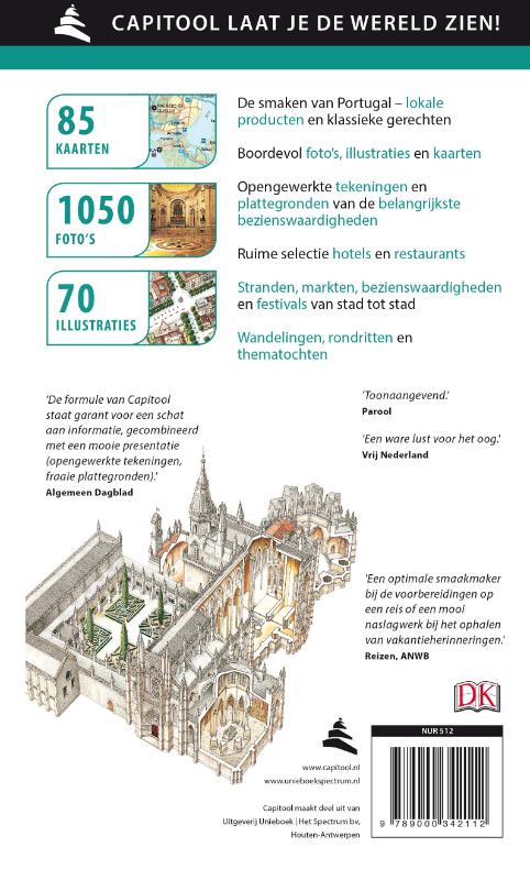 Portugal / Capitool reisgidsen achterkant